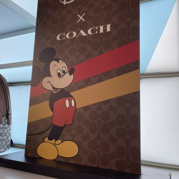 NEW 2022 DISNEY X COACH SIGNATURE 50TH ANNIVERSARY HOODIE JACKET SHIRT MICKEY - Picture 2 of 9